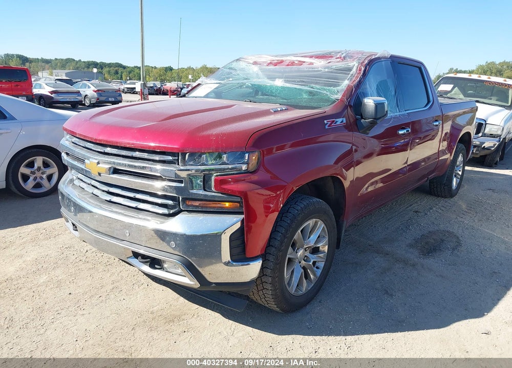 2020 CHEVROLET SILVERADO 1500 4WD STANDARD BED LTZ VIN: 3GCUYGET0LG227730