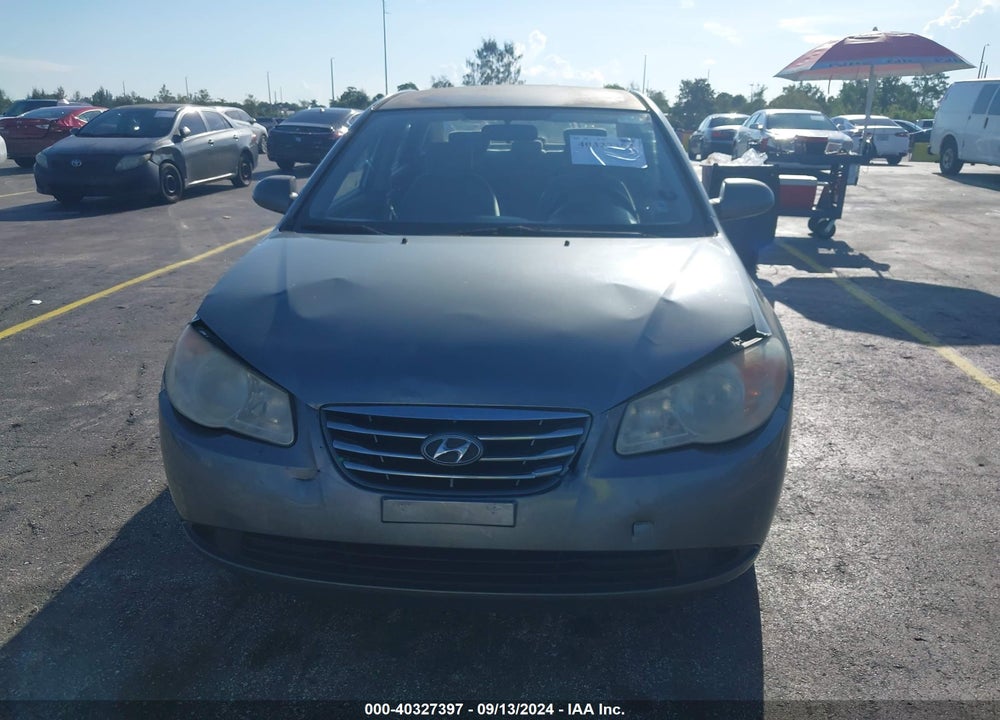 2010 HYUNDAI ELANTRA BLUE VIN: KMHDU4AD7AU837641
