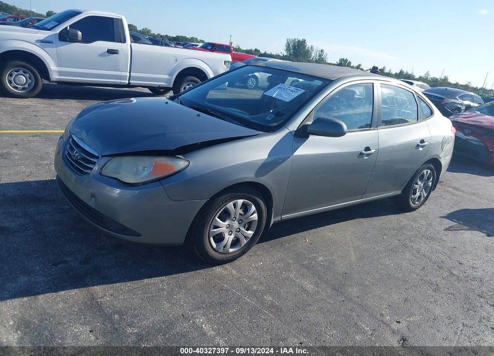 2010 HYUNDAI ELANTRA BLUE VIN: KMHDU4AD7AU837641