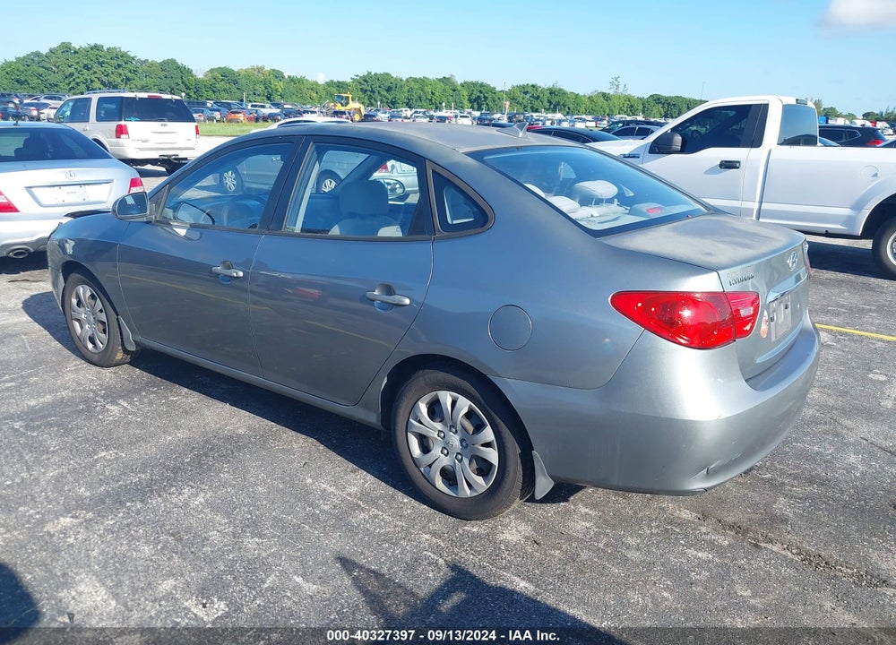 2010 HYUNDAI ELANTRA BLUE VIN: KMHDU4AD7AU837641