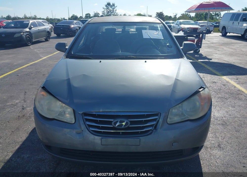 2010 HYUNDAI ELANTRA BLUE VIN: KMHDU4AD7AU837641