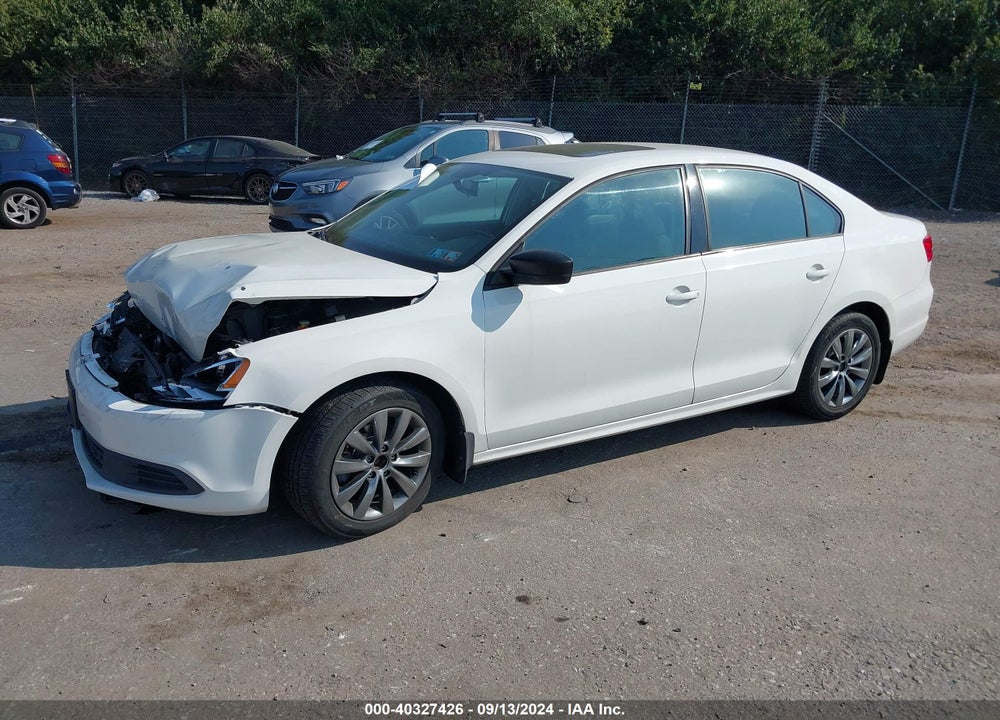 2012 VOLKSWAGEN JETTA 2.0L S VIN: 3VW2K7AJ1CM351226