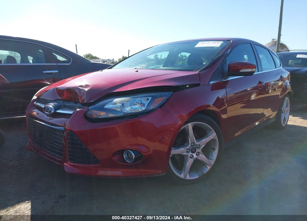 2014 FORD FOCUS TITANIUM VIN: 1FADP3N25EL230508