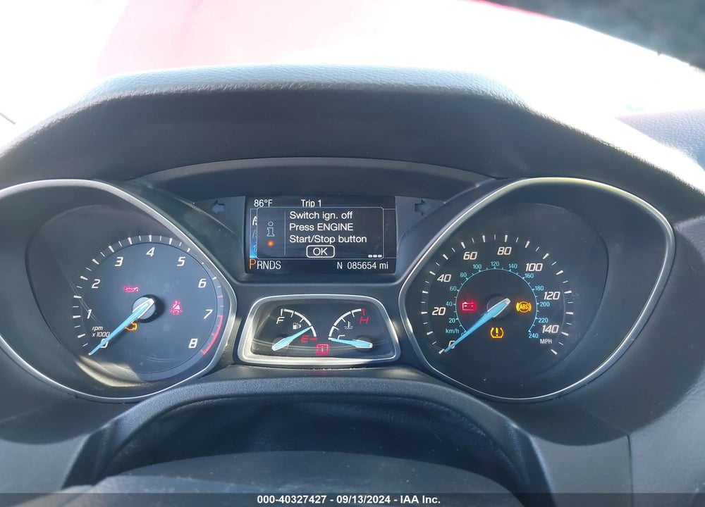 2014 FORD FOCUS TITANIUM VIN: 1FADP3N25EL230508