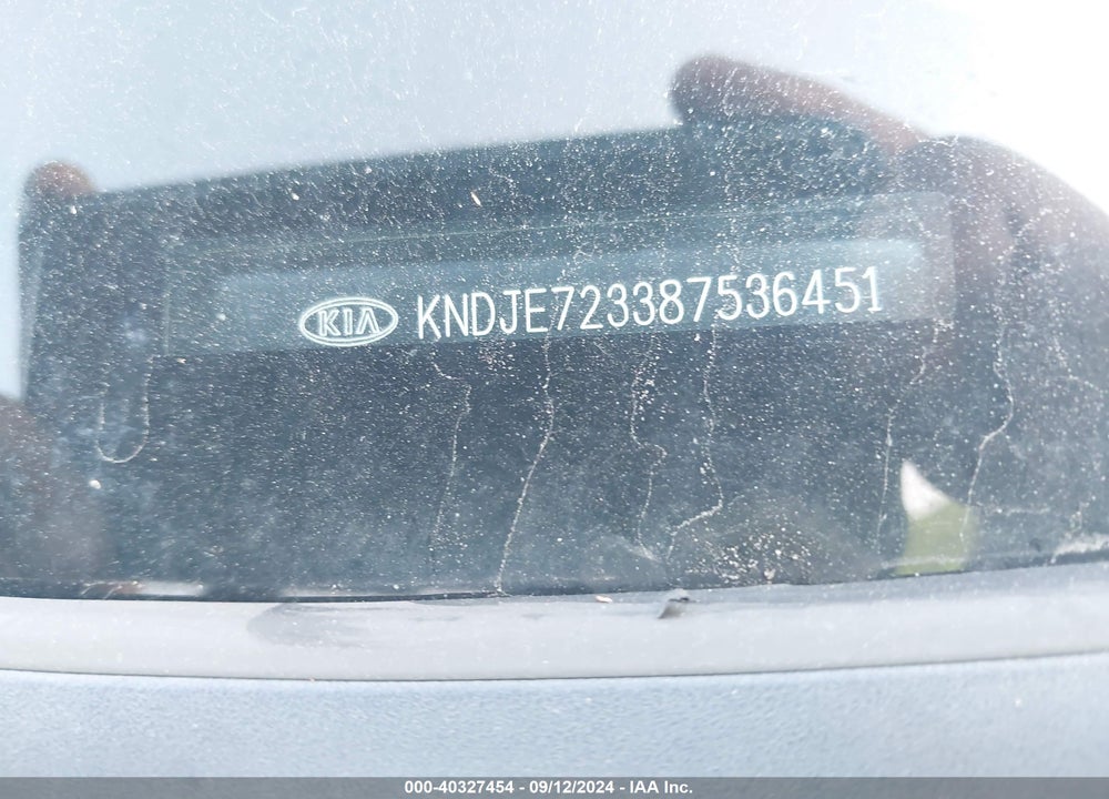 2008 KIA SPORTAGE EX V6 VIN: KNDJE723387536451