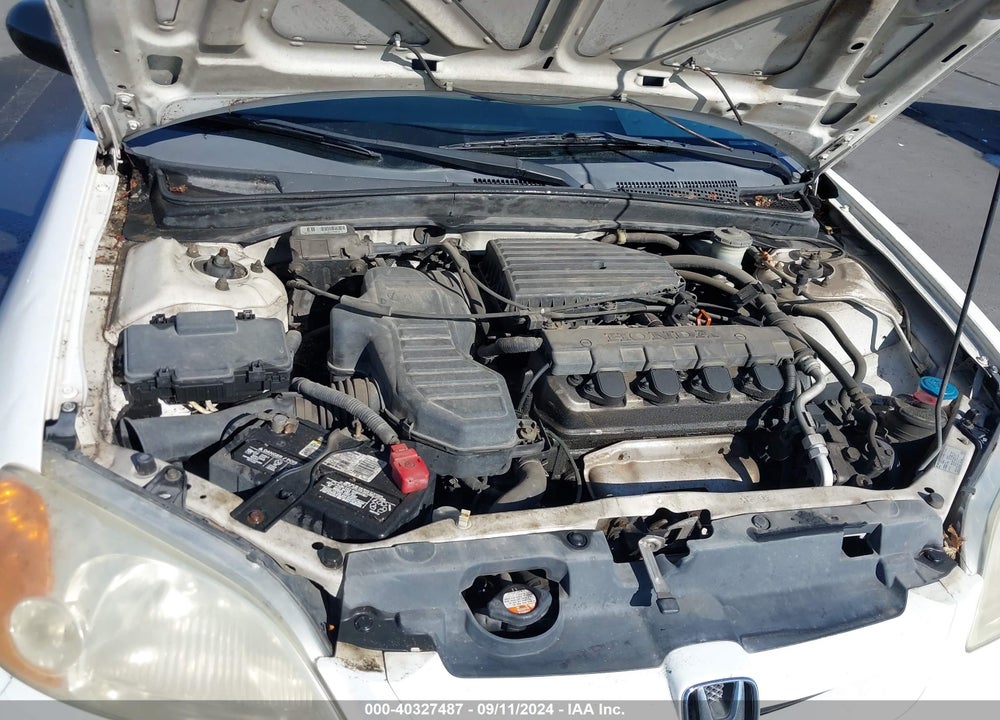 2001 HONDA CIVIC LX VIN: 1HGEM22531L109780