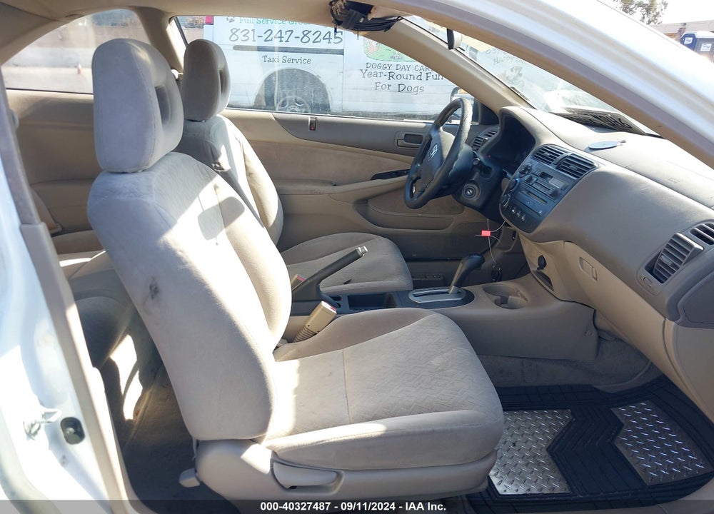 2001 HONDA CIVIC LX VIN: 1HGEM22531L109780