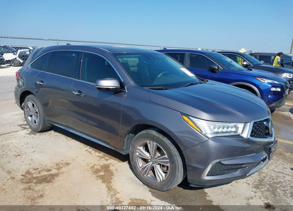 2020 ACURA MDX STANDARD VIN: 5J8YD3H39LL017374