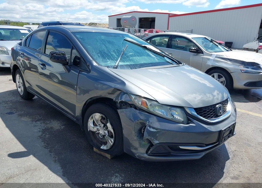 2013 HONDA CIVIC LX VIN: 19XFB2F53DE093399