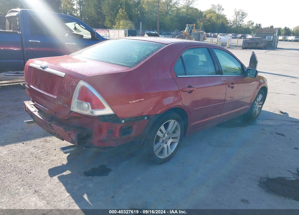 2007 FORD FUSION SEL VIN: 3FAHP08137R125148
