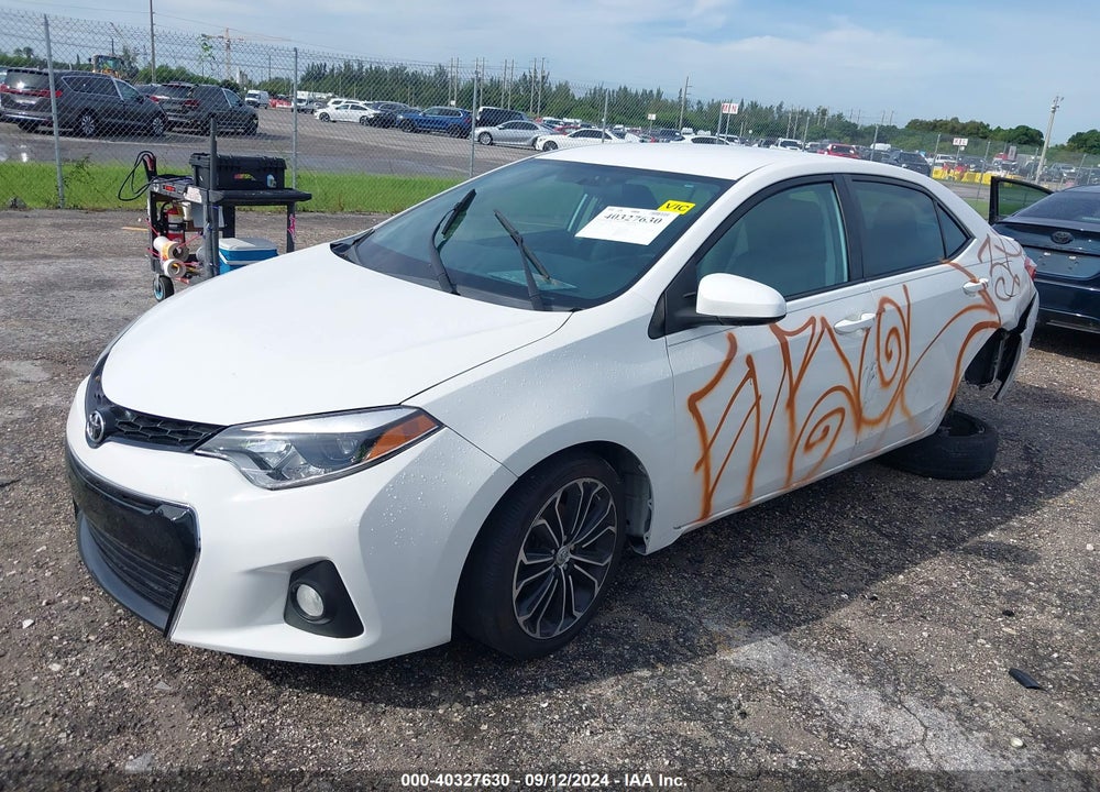2016 TOYOTA COROLLA S PLUS VIN: 2T1BURHE3GC642505