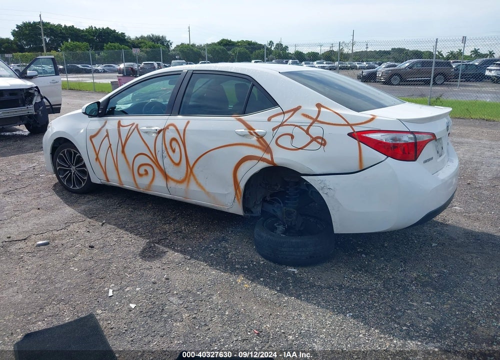 2016 TOYOTA COROLLA S PLUS VIN: 2T1BURHE3GC642505