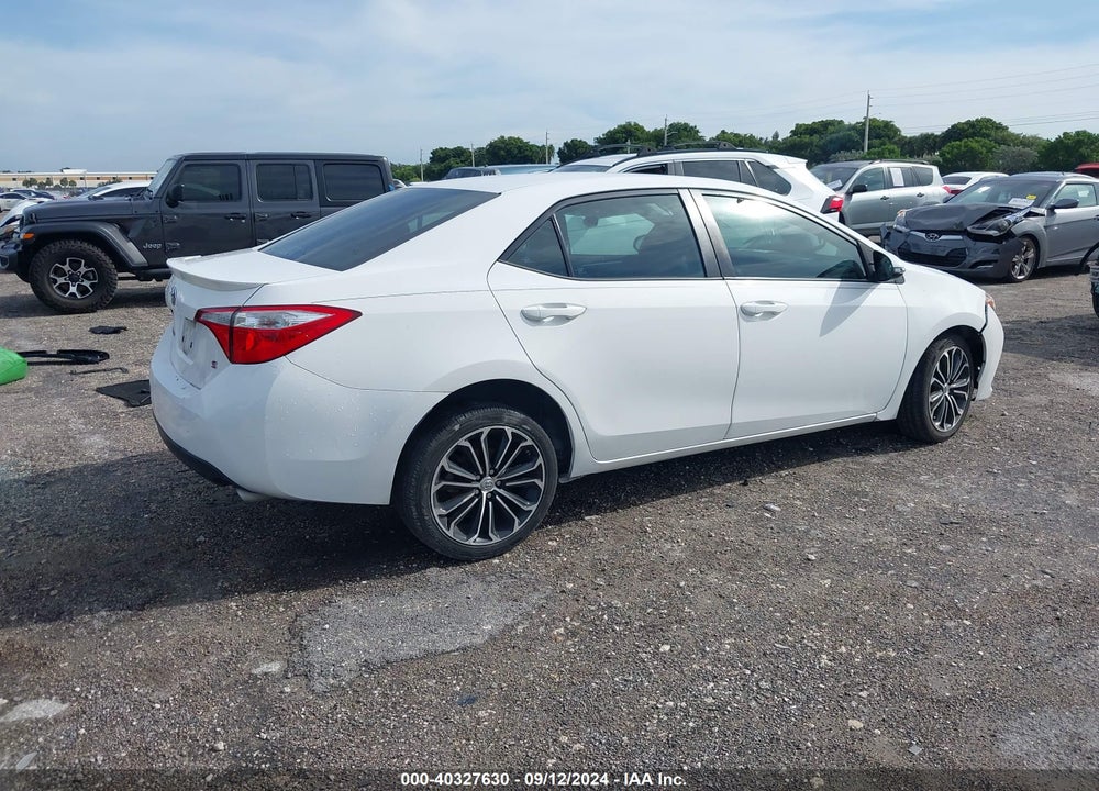 2016 TOYOTA COROLLA S PLUS VIN: 2T1BURHE3GC642505