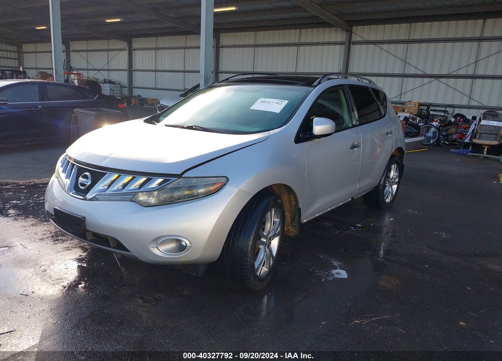2009 NISSAN MURANO LE VIN: JN8AZ18W49W109133