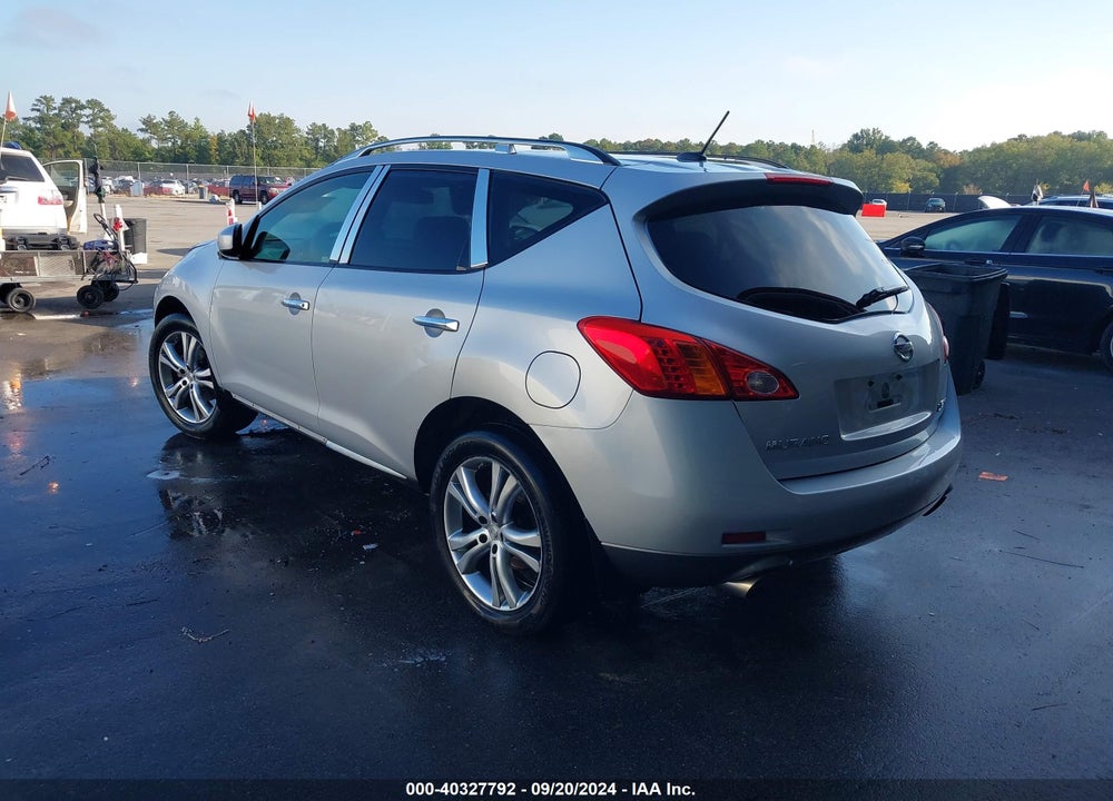 2009 NISSAN MURANO LE VIN: JN8AZ18W49W109133
