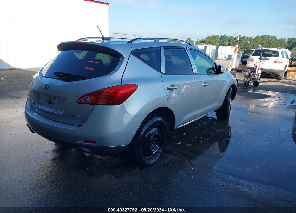 2009 NISSAN MURANO LE VIN: JN8AZ18W49W109133