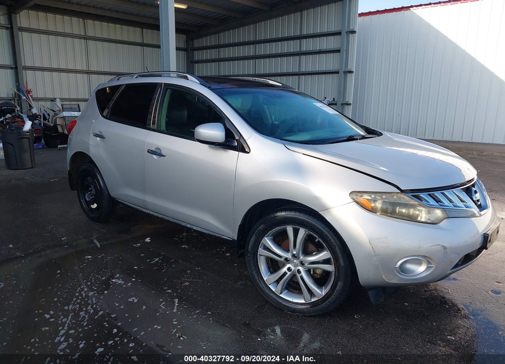 2009 NISSAN MURANO LE VIN: JN8AZ18W49W109133