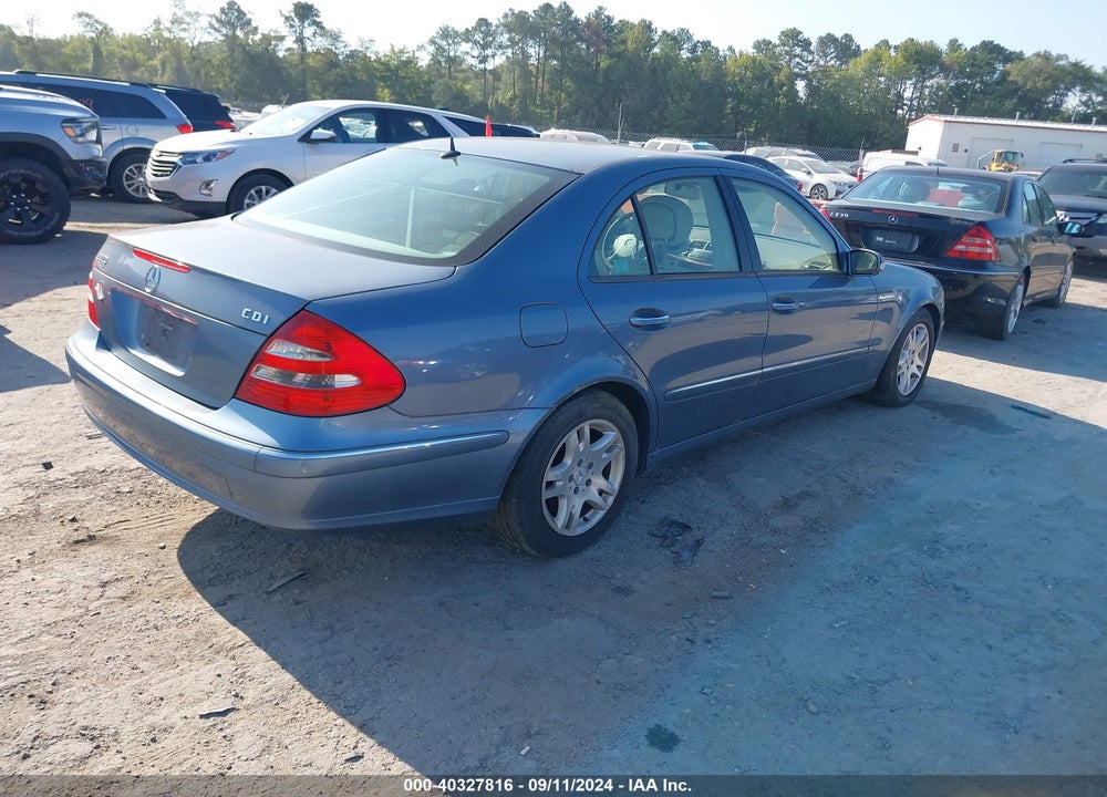 2006 MERCEDES-BENZ E 320 CDI VIN: WDBUF26J36A841632