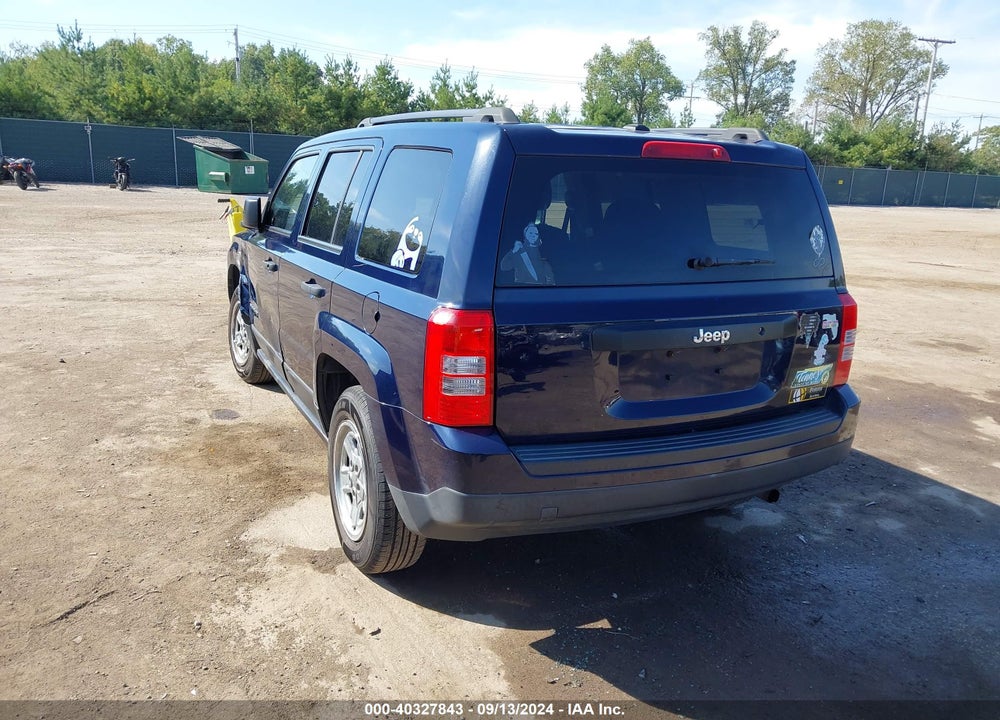 2016 JEEP PATRIOT SPORT VIN: 1C4NJPBA4GD717053