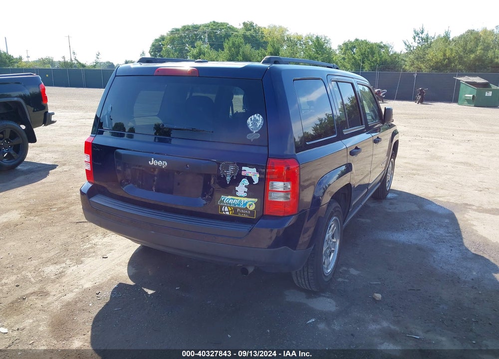 2016 JEEP PATRIOT SPORT VIN: 1C4NJPBA4GD717053