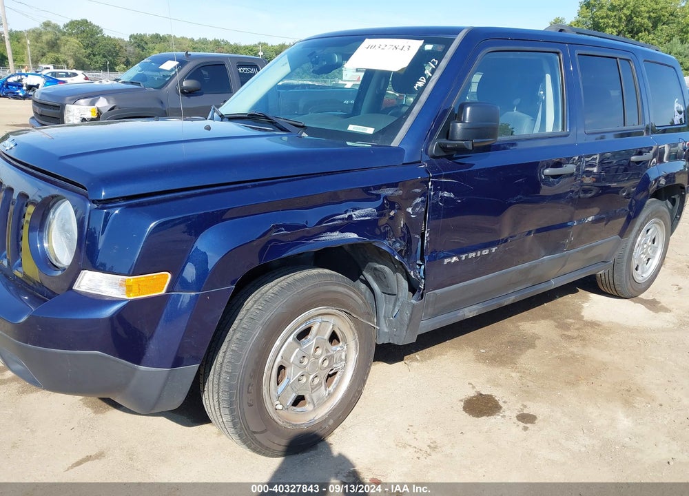2016 JEEP PATRIOT SPORT VIN: 1C4NJPBA4GD717053