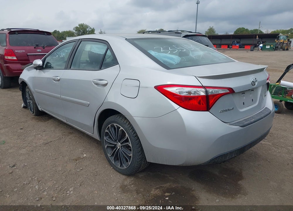 2015 TOYOTA COROLLA S PLUS VIN: 2T1BURHE4FC335150