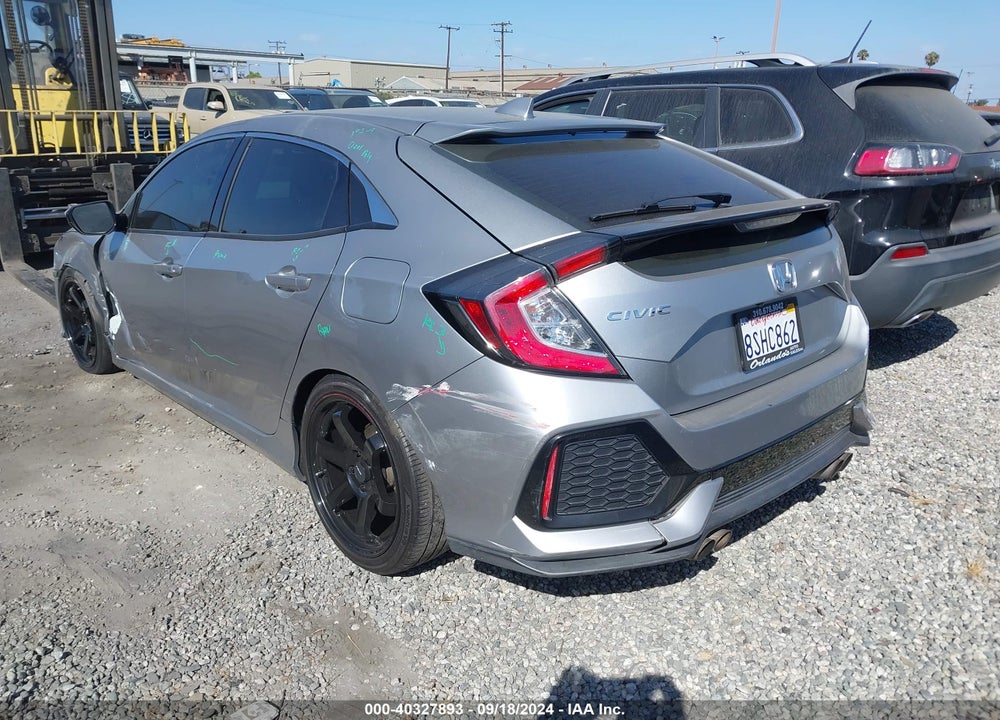 2018 HONDA CIVIC EX VIN: SHHFK7H52JU432829