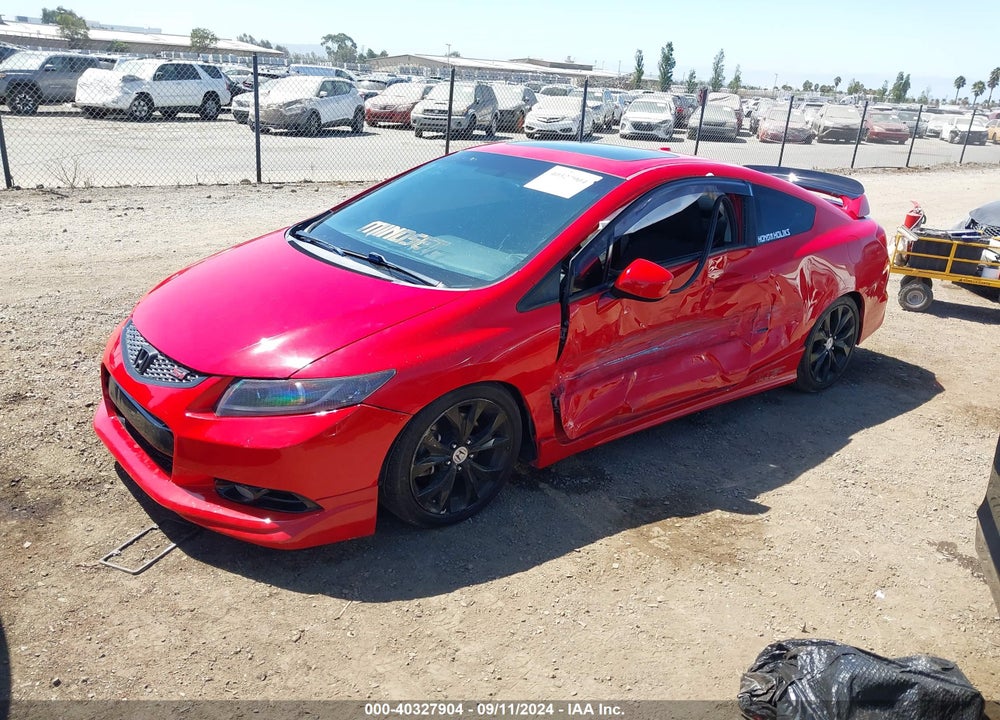 2012 HONDA CIVIC SI VIN: 2HGFG4A55CH709631