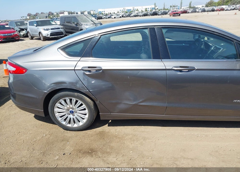 2014 FORD FUSION HYBRID SE VIN: 3FA6P0LU1ER158669