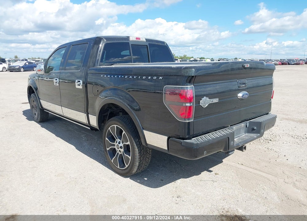 2012 FORD F-150 HARLEY-DAVIDSON VIN: 1FTFW1E67CFD05668