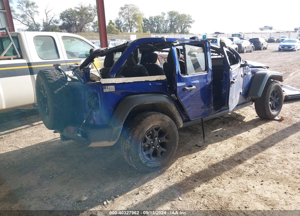 2020 JEEP WRANGLER UNLIMITED WILLYS 4X4 VIN: 1C4HJXDGXLW169248