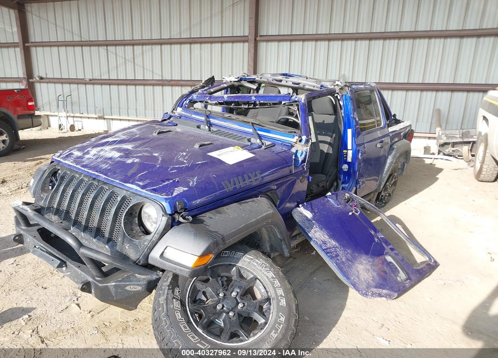 2020 JEEP WRANGLER UNLIMITED WILLYS 4X4 VIN: 1C4HJXDGXLW169248