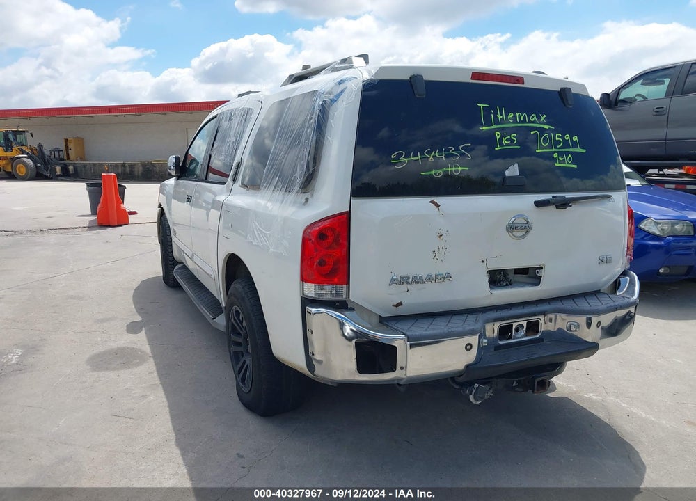 2006 NISSAN ARMADA SE VIN: 5N1AA08B96N701599