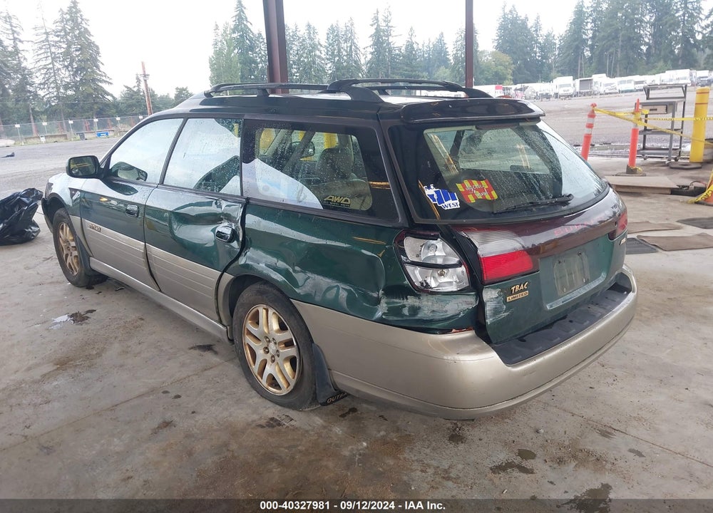 2002 SUBARU OUTBACK LIMITED VIN: 4S3BH686727632517