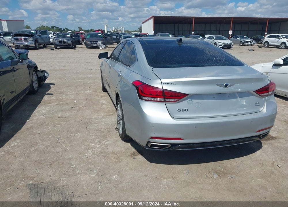 2018 GENESIS G80 3.8 VIN: KMHGN4JE4JU238442