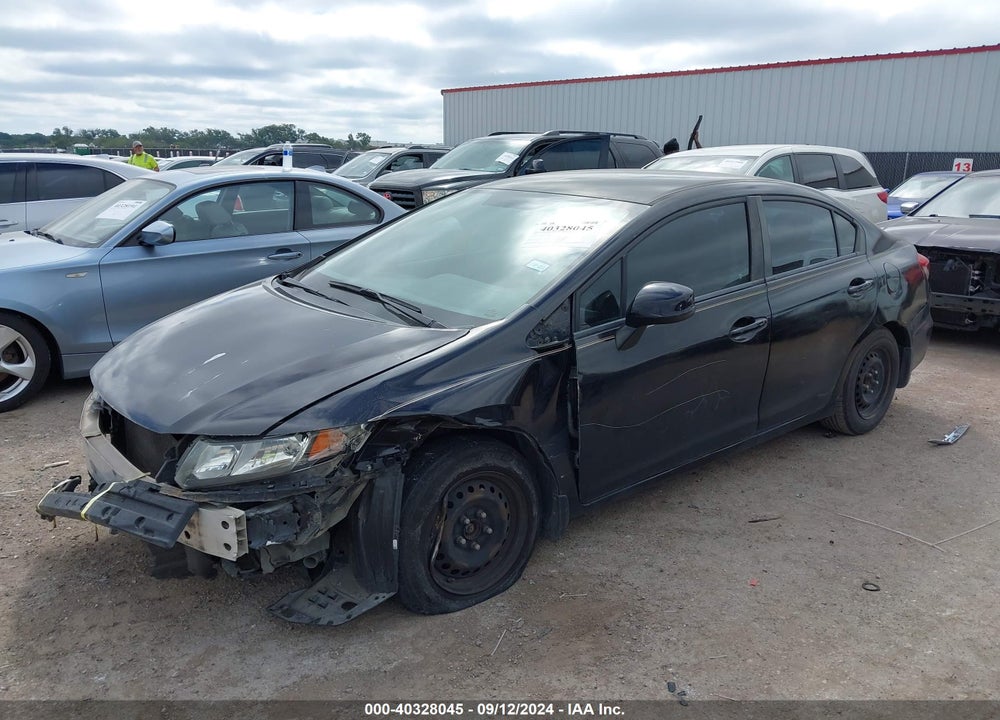 2013 HONDA CIVIC LX VIN: 2HGFB2F5XDH591735