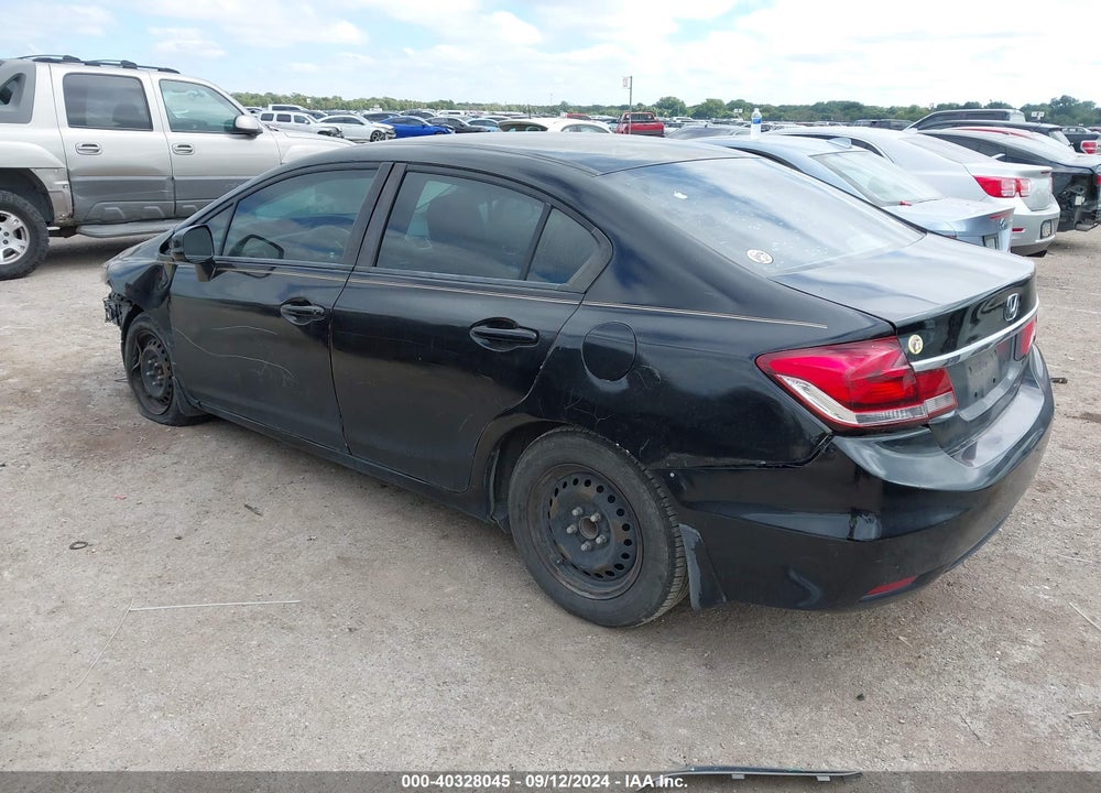 2013 HONDA CIVIC LX VIN: 2HGFB2F5XDH591735