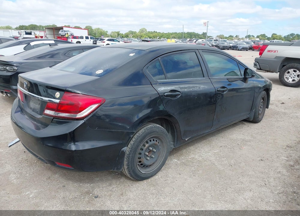 2013 HONDA CIVIC LX VIN: 2HGFB2F5XDH591735