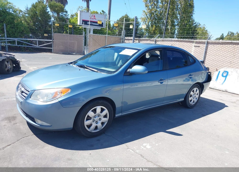 2007 HYUNDAI ELANTRA VIN: KMHDU46D37U251777