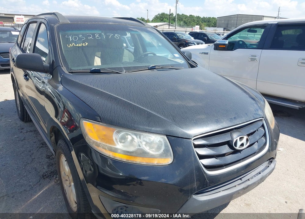 2010 HYUNDAI SANTA FE GLS VIN: 5NMSG3AB3AH385643