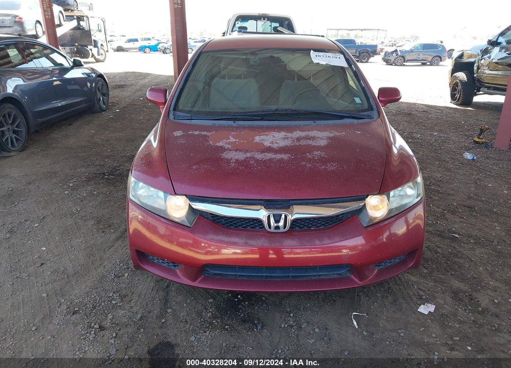 2009 HONDA CIVIC LX VIN: 19XFA165X9E024844