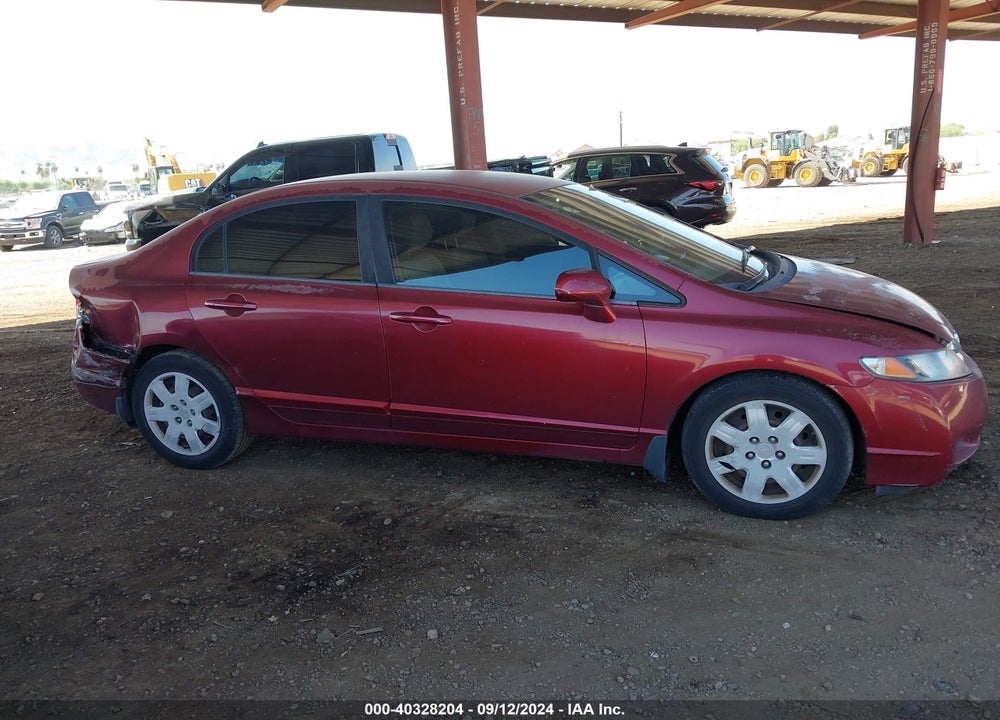 2009 HONDA CIVIC LX VIN: 19XFA165X9E024844