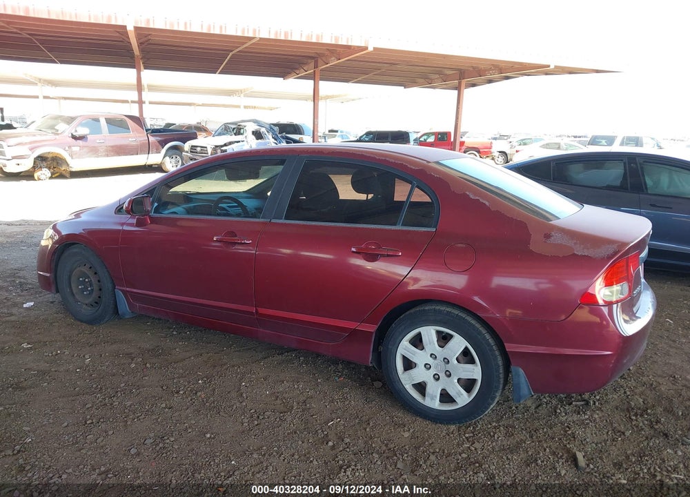 2009 HONDA CIVIC LX VIN: 19XFA165X9E024844