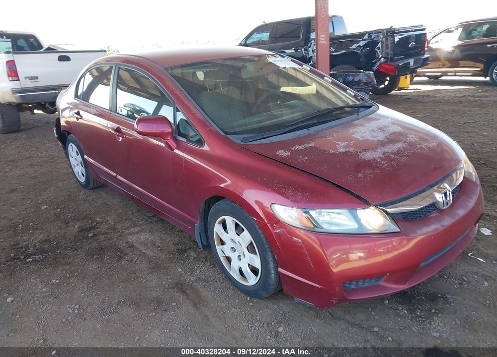 2009 HONDA CIVIC LX VIN: 19XFA165X9E024844