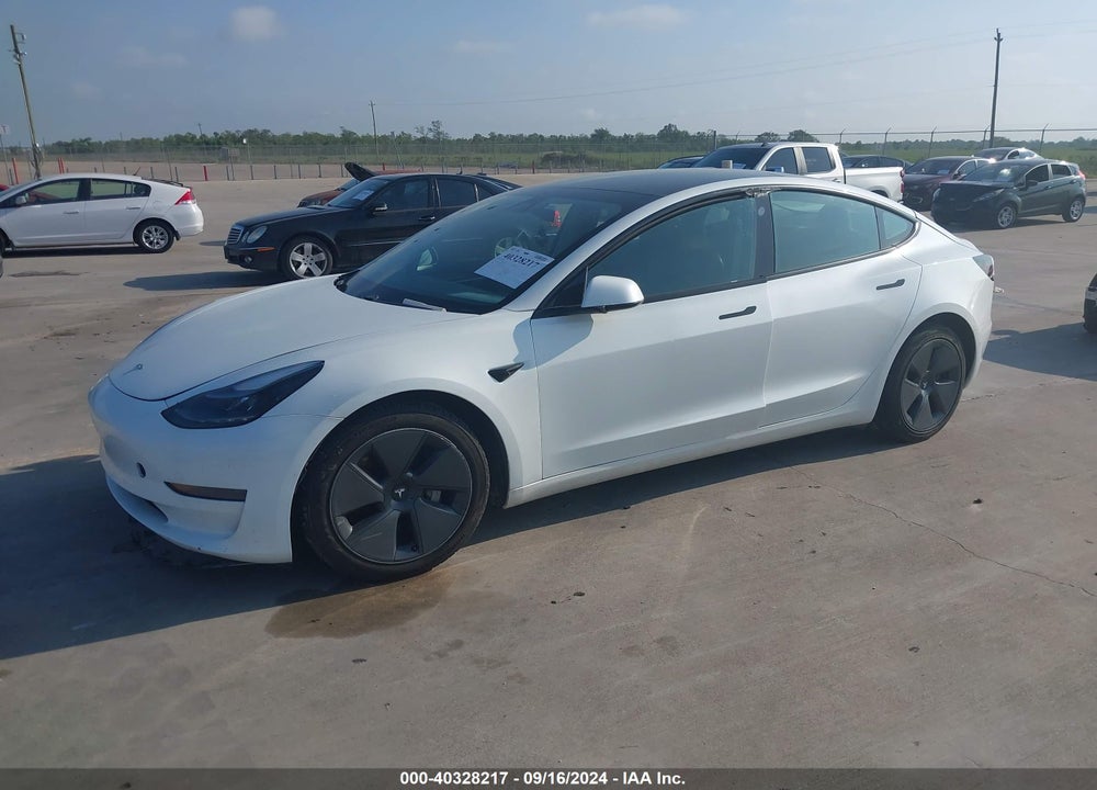 2021 TESLA MODEL 3 STANDARD RANGE PLUS REAR-WHEEL DRIVE VIN: 5YJ3E1EA5MF017616