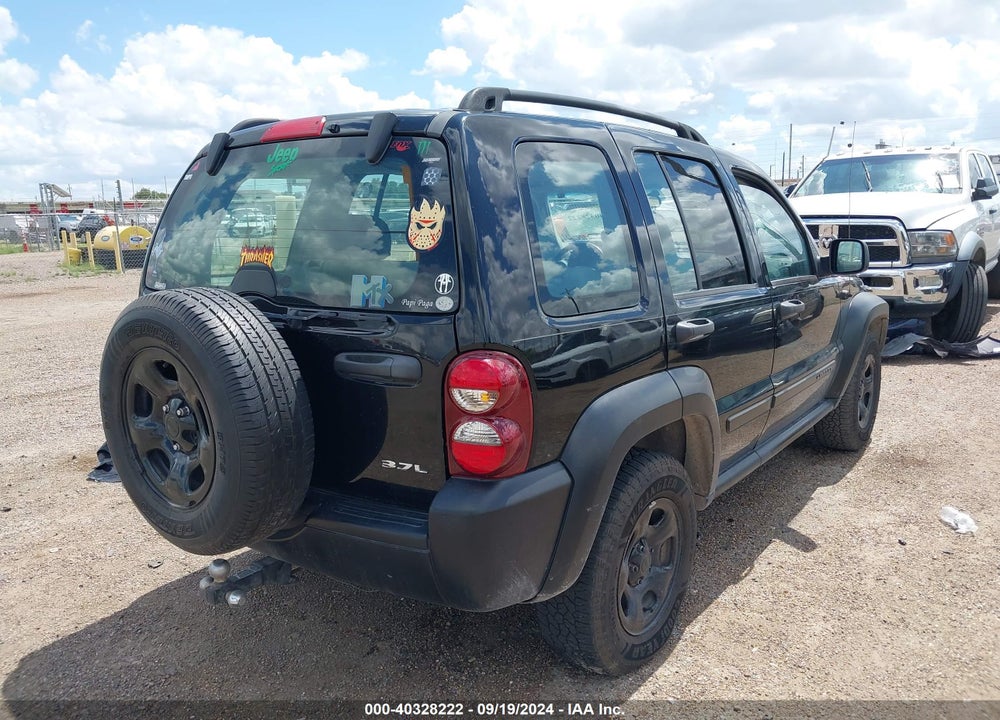 2007 JEEP LIBERTY SPORT VIN: 1J4GL48K37W664118
