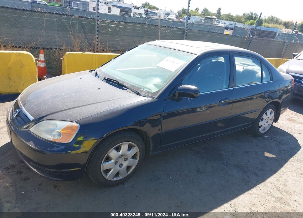 2001 HONDA CIVIC EX VIN: 1HGES267X1L061261