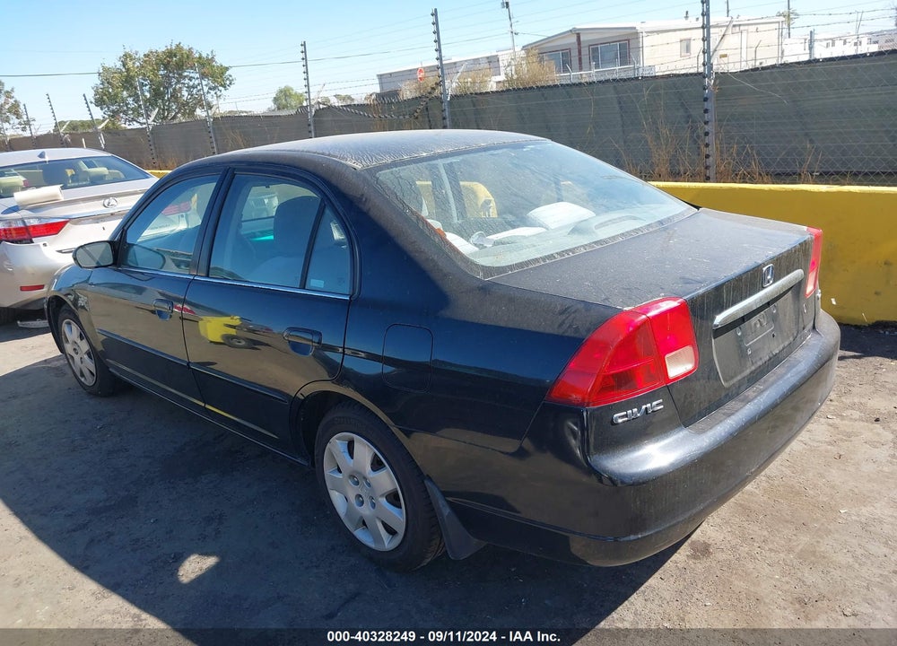 2001 HONDA CIVIC EX VIN: 1HGES267X1L061261