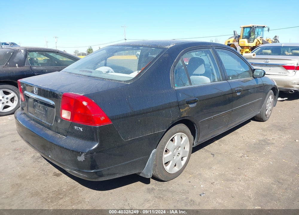 2001 HONDA CIVIC EX VIN: 1HGES267X1L061261