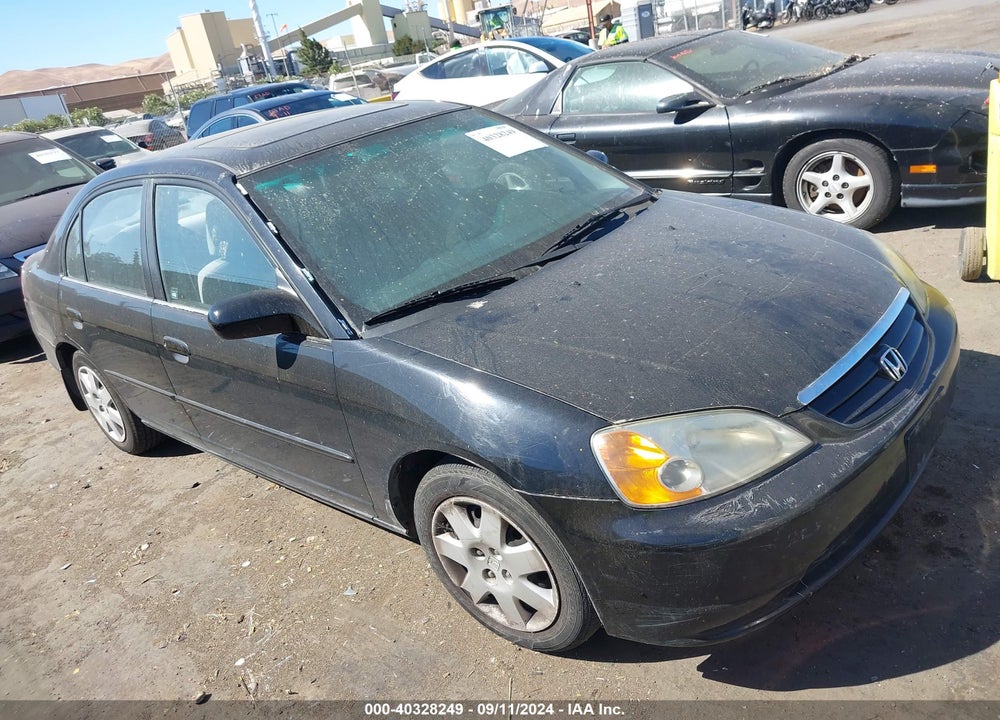 2001 HONDA CIVIC EX VIN: 1HGES267X1L061261